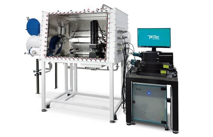 WITec alpha300 apyron グローブボックス