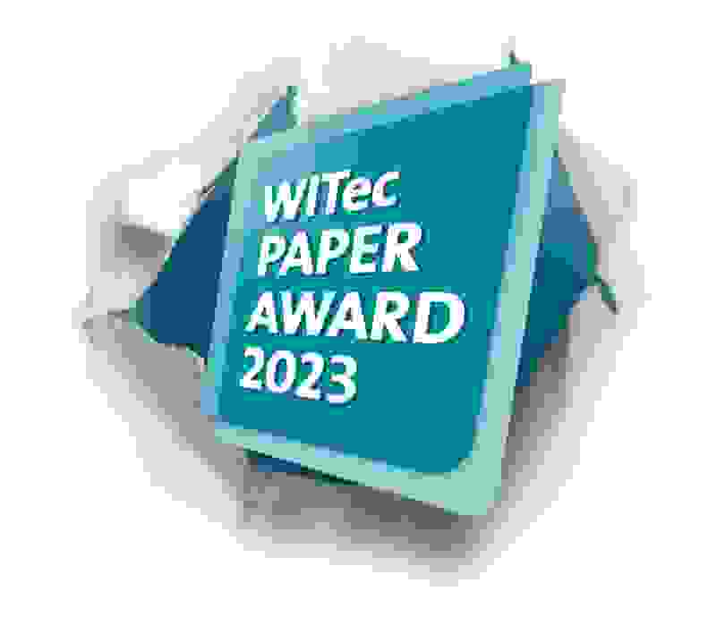 WITec Paper Award 2023 logo
