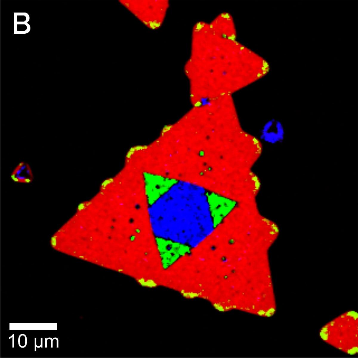 WSe<sub>2</sub>のラマン画像
